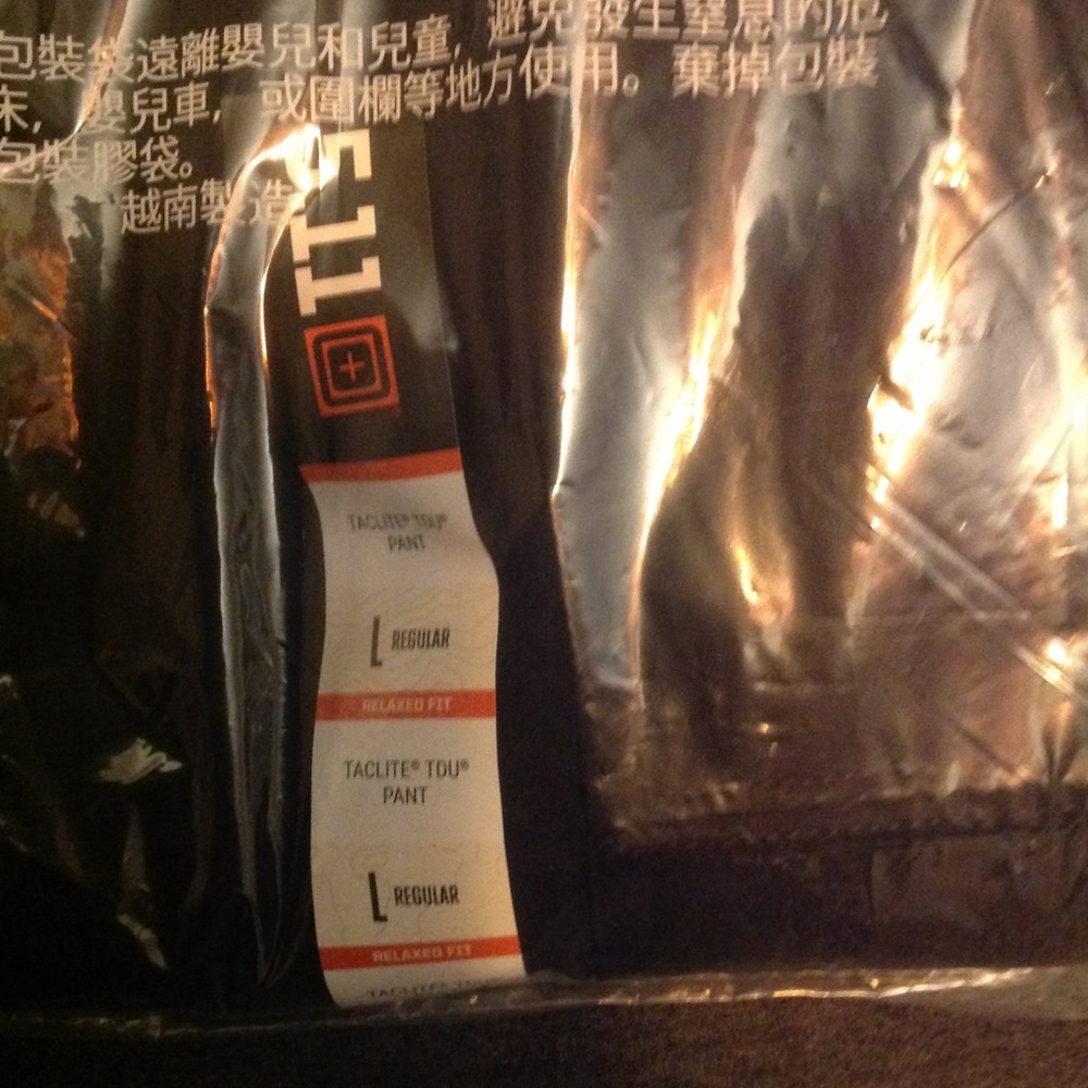 5.11 Taclite TDU pants size L